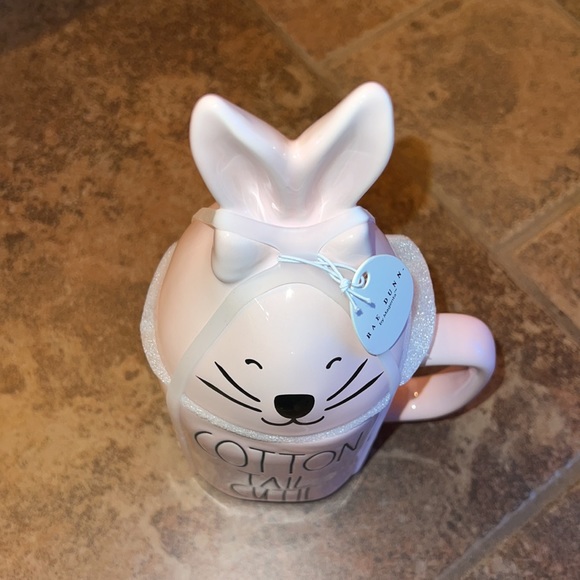 Rae Dunn “Cotton Tail Cutie” Mug w/lid - Picture 4 of 4